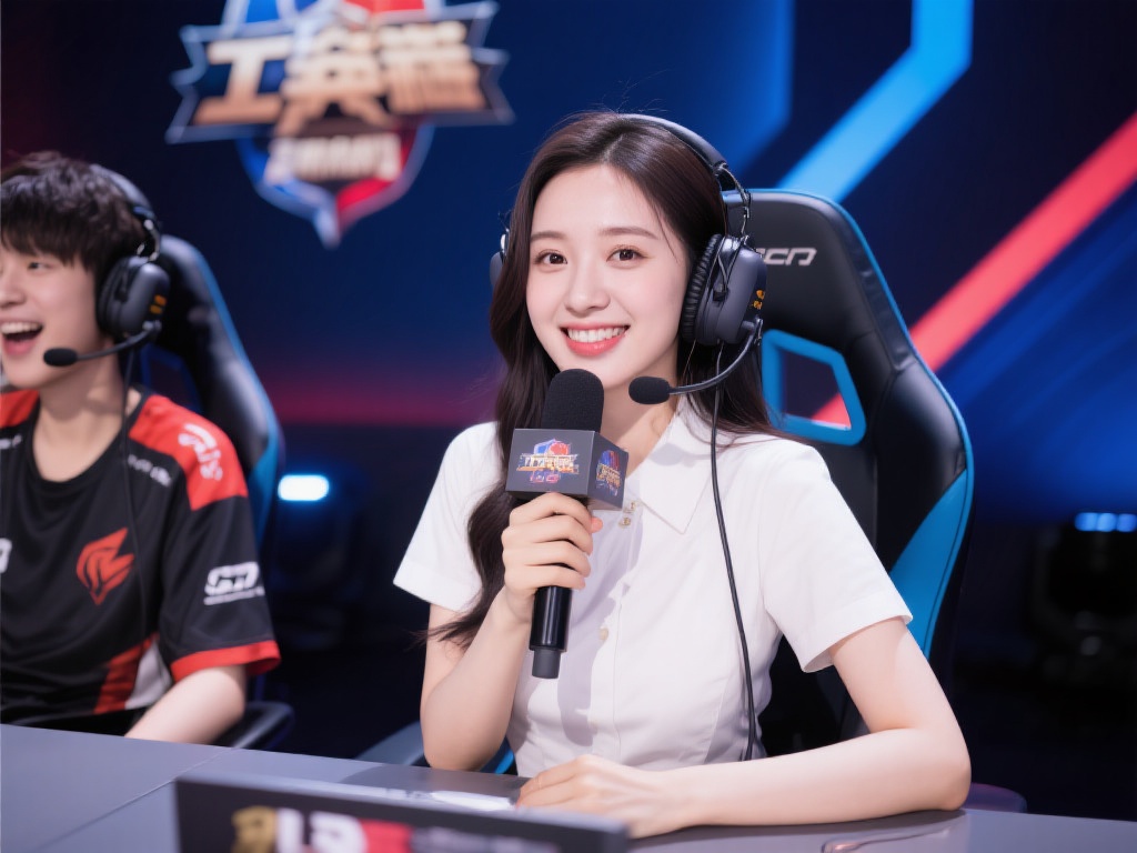 骆歆的表现同样值得期待。她的解说风格幽默